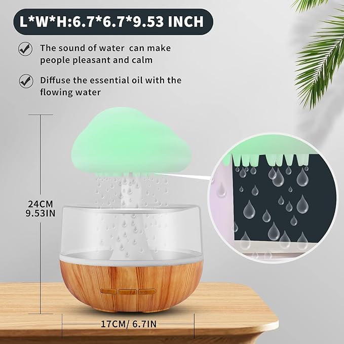Mushroom Rain Cloud Humidifier