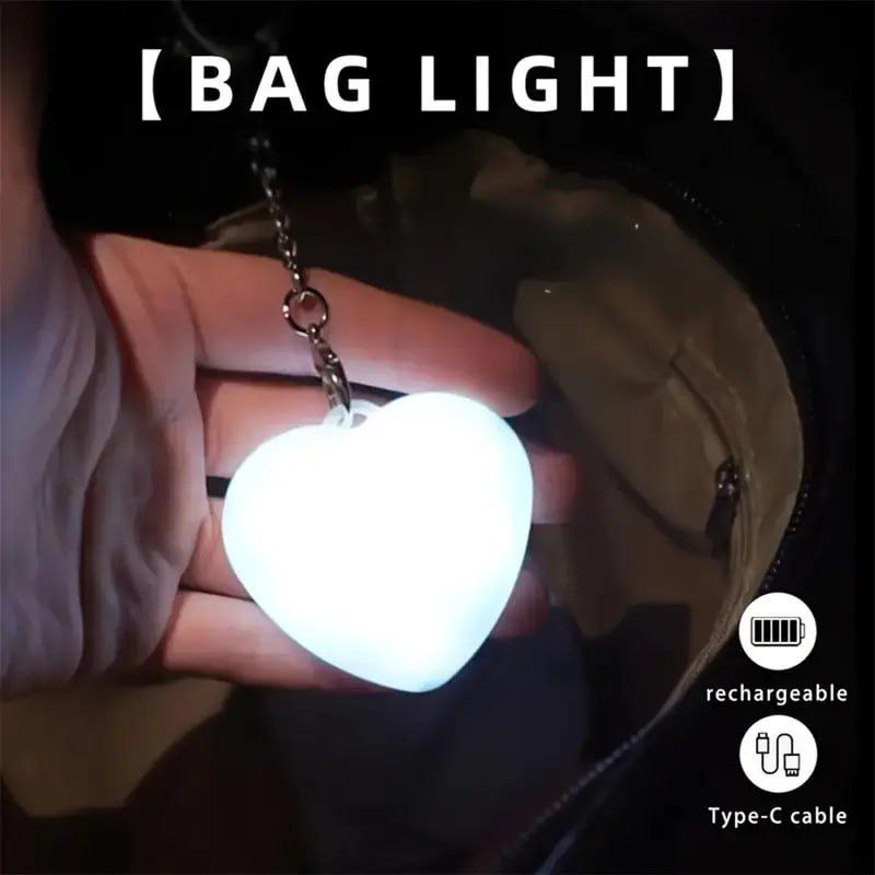Purse Glow Heart Light Automatic Sensor